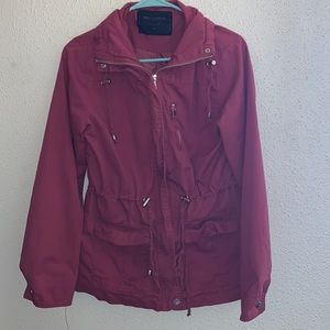 Maroon Jacket, size medium. like new.